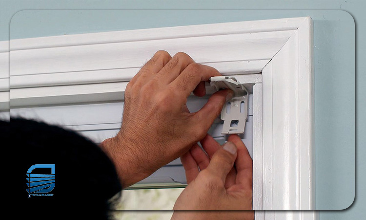 مراحل نصب پرده کرکره ای