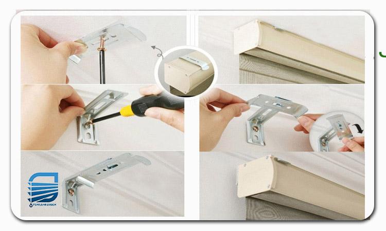 نصب پرده زبرا