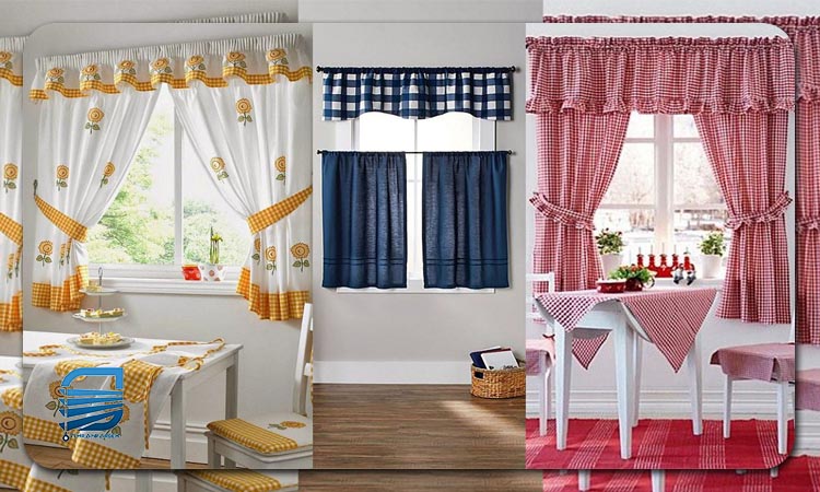 انواع پرده آشپزخانه